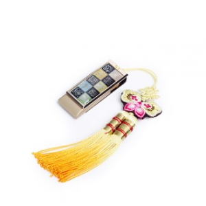 한국 전통 자개 USB 사군자 수복문