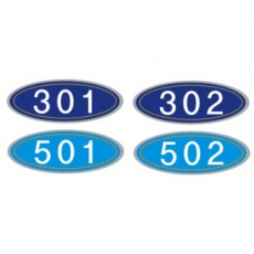 사우나 옷장 번호 / 사우나 옷장 번호표시판