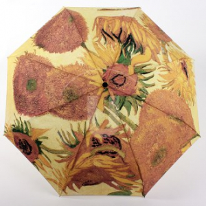 명화 우산 3단 완전자동 고흐 해바라기 [국내 제작]