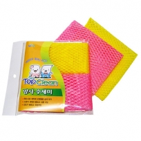 탑크린 수세미 망사 2P