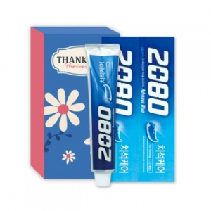 애경 2080 어드밴스 블루 치약 120G2P