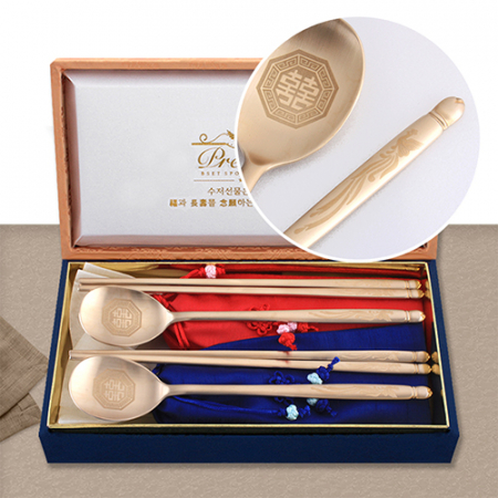 특 매화 유기동수저 2벌 1414-B #2