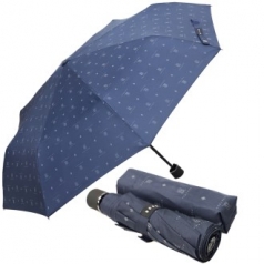 [3단우산] PGA 3단 수동 네이비 전폭 로고 우산