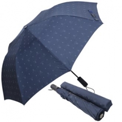PGA 2단 자동 네이비 전폭 로고 우산 [2단우산]