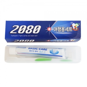 2080 (1인) 치약치솔 세트