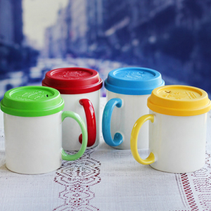 매직르네 핸드라인 뚜껑머그