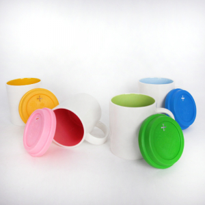 인 파스텔 칼라 뚜껑머그