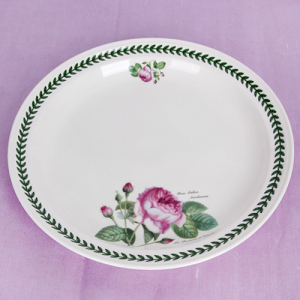 키친필 장미 원형 접시 1p(10인치) //국산