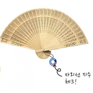 시트로넬라 향기 접는부채 전통부채