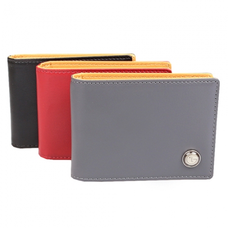 클래식 가죽 투톤 스프링머니 클립 #2