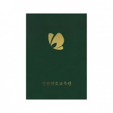 우단 상장 케이스 녹색