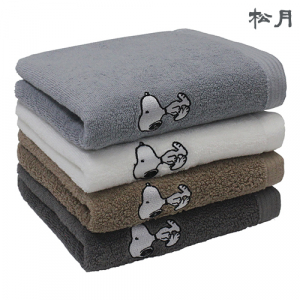 [송월타올] 스누피 리버 40 타올 40x80, 140g, 30수