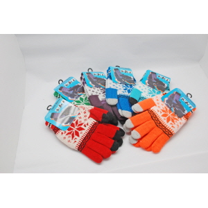 고급 터치 눈꽃 장갑