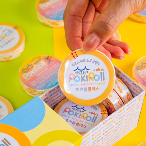 포키롤 플러스 다용도 압축행주 10입 자석스티커