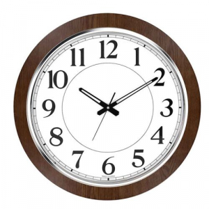 500원목 크롬링시계