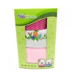 행복세트 1호 극세사,순면 행주, 망사,스폰지 수세미