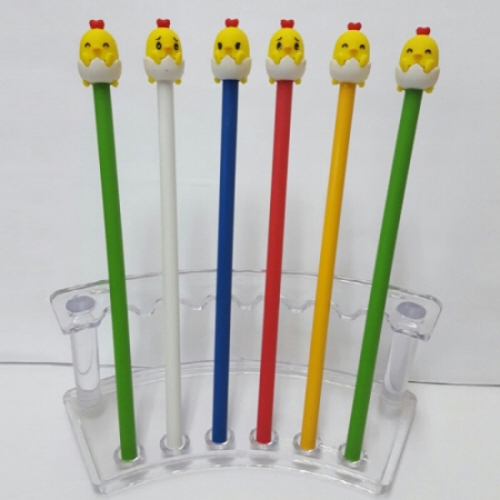 병아리 캐릭터 연필 #3