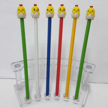 병아리 캐릭터 연필 #3