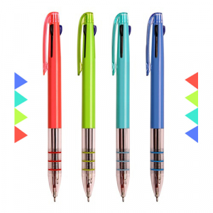 [볼펜] 3링 니들 3색 볼펜 (초저점도 독일 잉크)