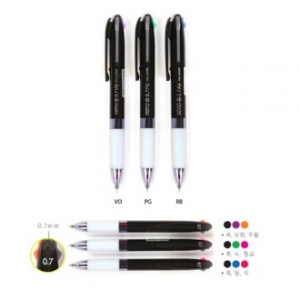 제노 3색 볼펜 0.7mm