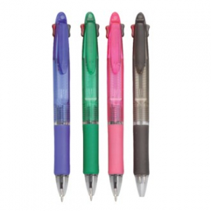 아이펜 투명 2색 볼펜 (컬러 인쇄가능_)