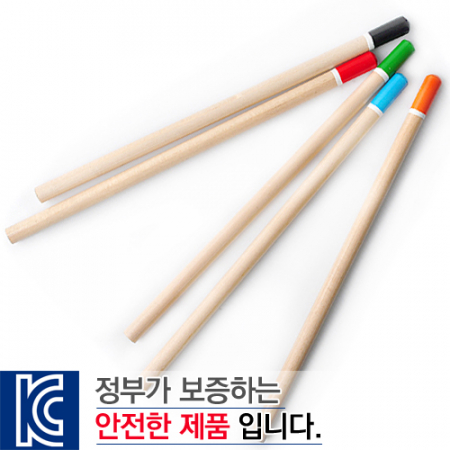 원목 컬러 원형 미두 연필(컬러인쇄가능) #3
