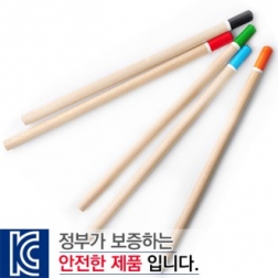 원목컬러원형미두연필