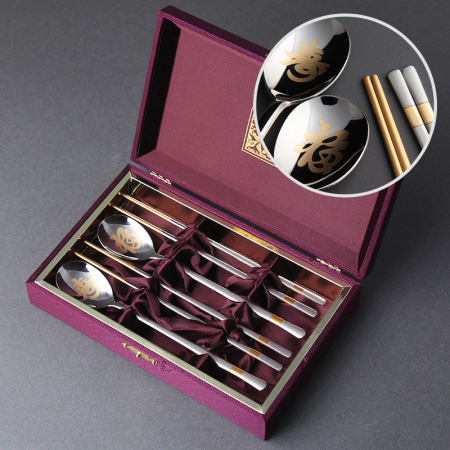 수복24K 금도금 수저2P (기본구성) #2