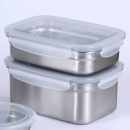 스텐 사각 밀폐용기 1300 #4