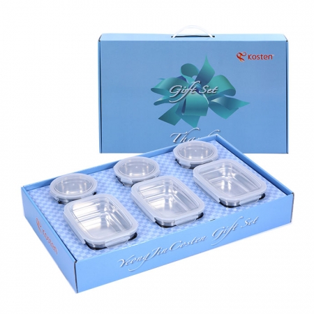 스텐밀폐용기세트 혼합6p #2