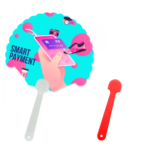 공작 팬시 2컬러 부채 150~190파이