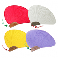 나비선 색지 기성 부채