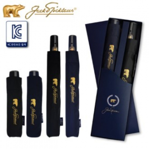 잭니클라우스 2+3단 솔리드 폰지 무지 우산세트