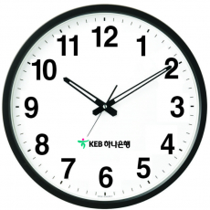 370A- 검정- 무소음 벽시계