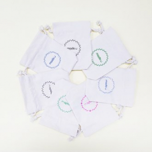 메이드유 크로스 복주머니 파우치 17x23x4CM-실크 인쇄포함