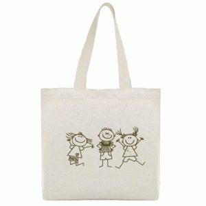 에코백 민자형 퍼피퍼피 29x33 // 국산