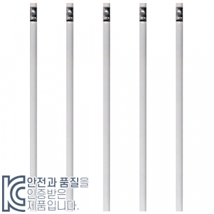 백색 원형 지우개 연필