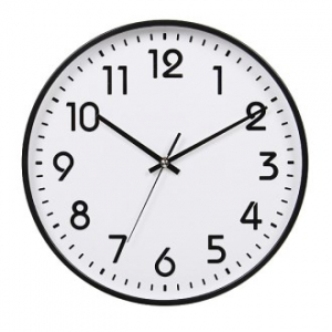 원형 입체 숫자 벽시계 300