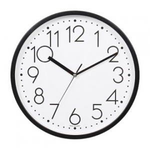 심플 원형 벽시계