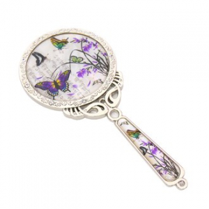 자개 공주손거울 난초문