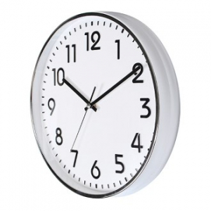 입체 숫자벽 금속크롬 벽시계 300