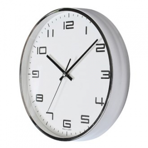 금속 크롬 벽시계 260