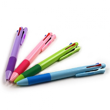 밀룩스 멀티 4in1 초저점도 0.7mm 3색 볼펜 + 샤프 0.5mm (독일 잉크) #4