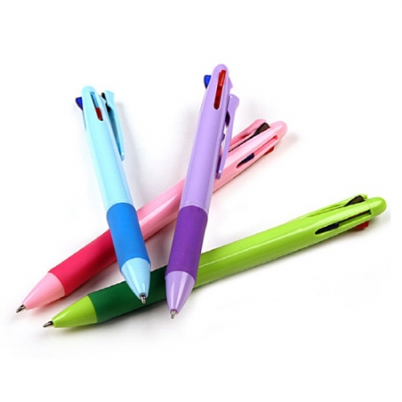 밀룩스 멀티 4in1 초저점도 0.7mm 3색 볼펜 + 샤프 0.5mm (독일 잉크) #3