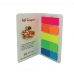 작은이미지: 수첩형 접착메모지- 5색 풀칼라 필름지 #4