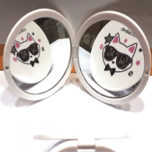 ST-348M 원형 컴팩트 거울, 양면 확대거울