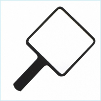 ST339(대)블랙-모던사각손거울