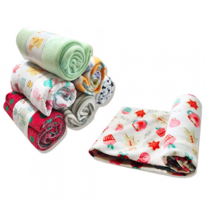 보송이 패턴 담요