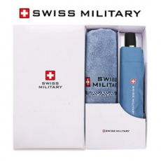 스위스밀리터리 3단 7K 무지 완전 자동우산 + 160g 세면타올세트