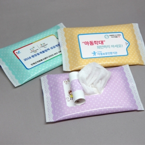 (JC) 녹색나라 도트 3종 물티슈 (20매)